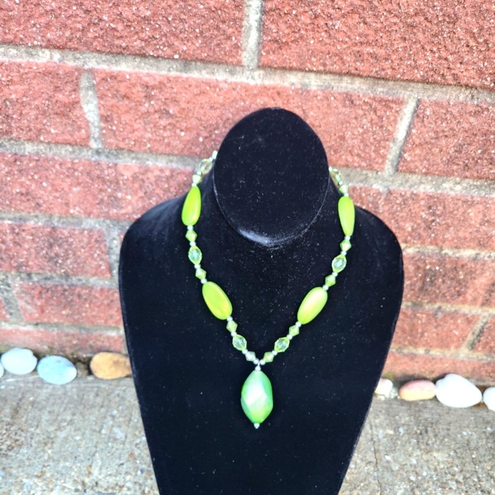 Vintage Cocktail Stone Necklace